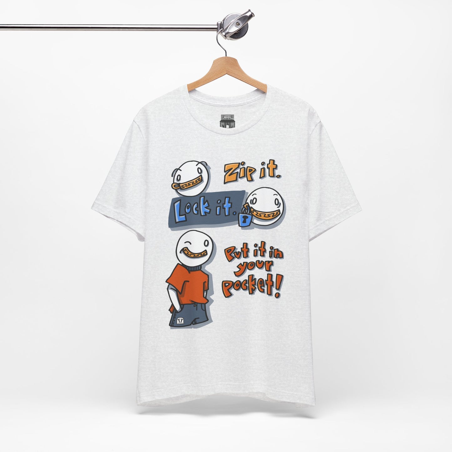 Zip it. Lock it. Put it in Your Pocket! (Adult Tee)