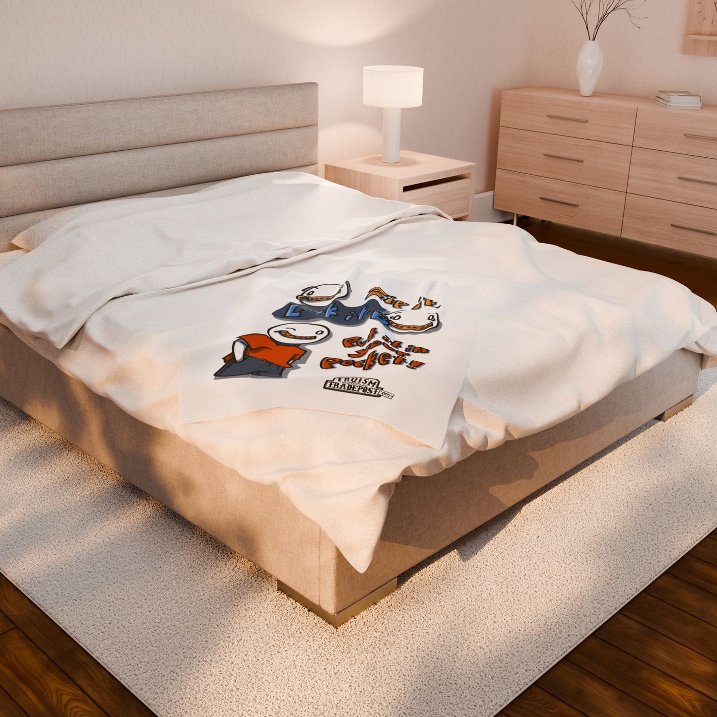 Zip it. Lock it. Put it in your pocket! (Plush Blanket)