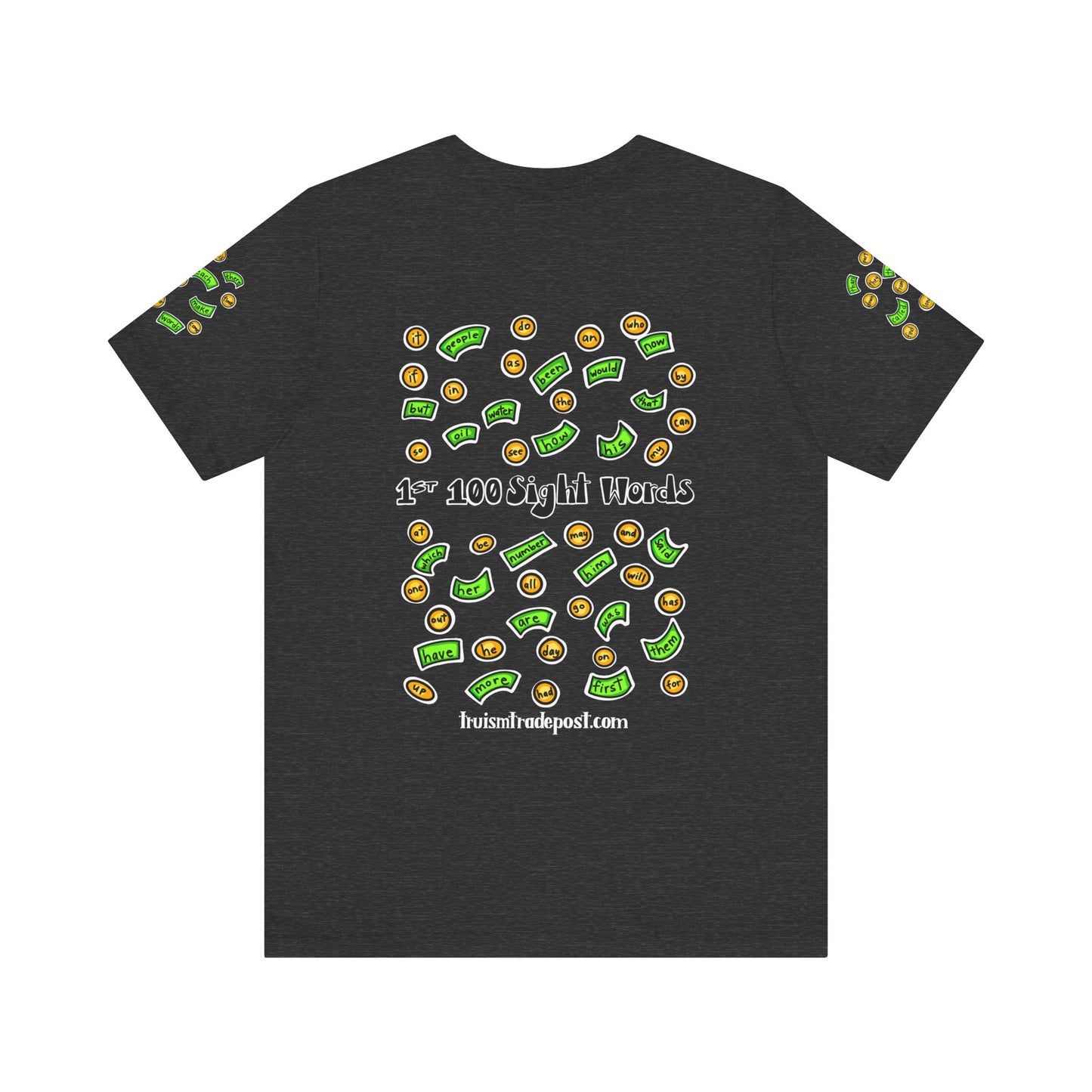 1-100 Print Rich: High-Frequency Fry Sight Words (Adult Tee)