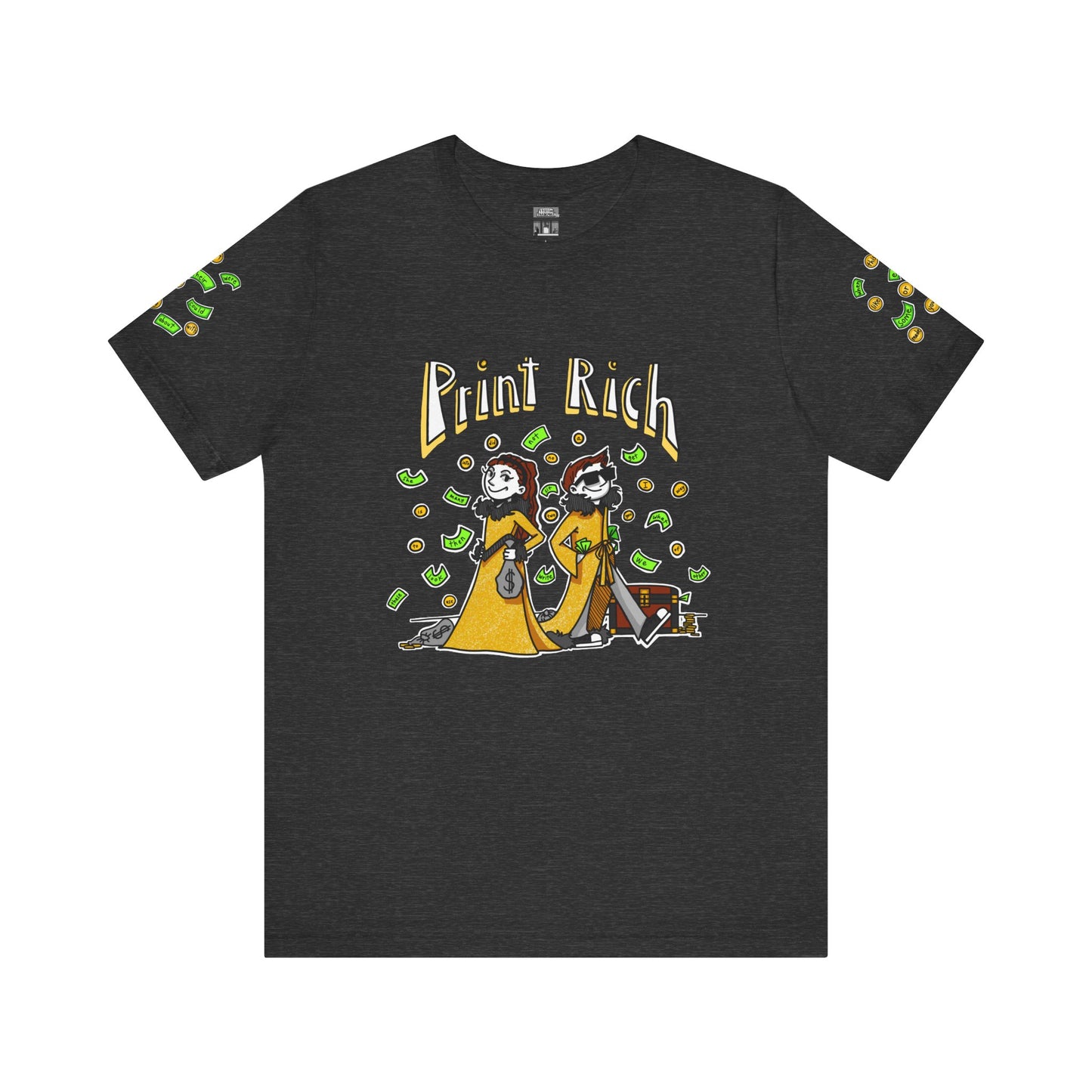 1-100 Print Rich: High-Frequency Fry Sight Words (Adult Tee)