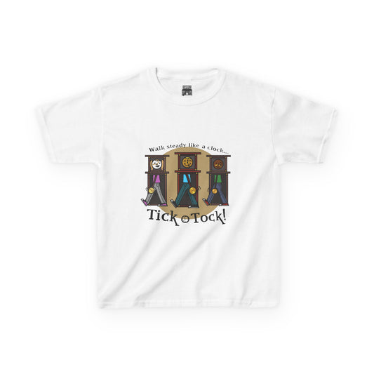 Walk steady like a clock...Tick Tock! (Kids Tee)