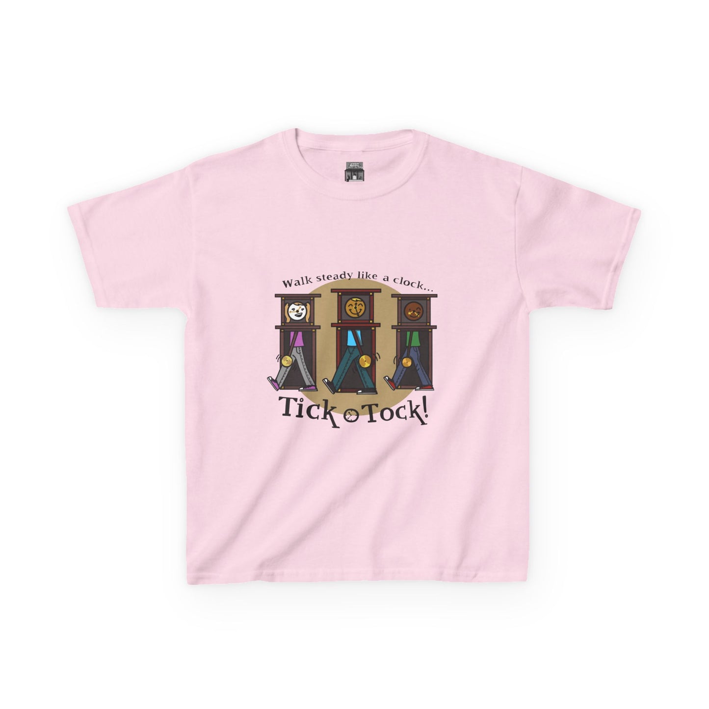 Walk steady like a clock...Tick Tock! (Kids Tee)