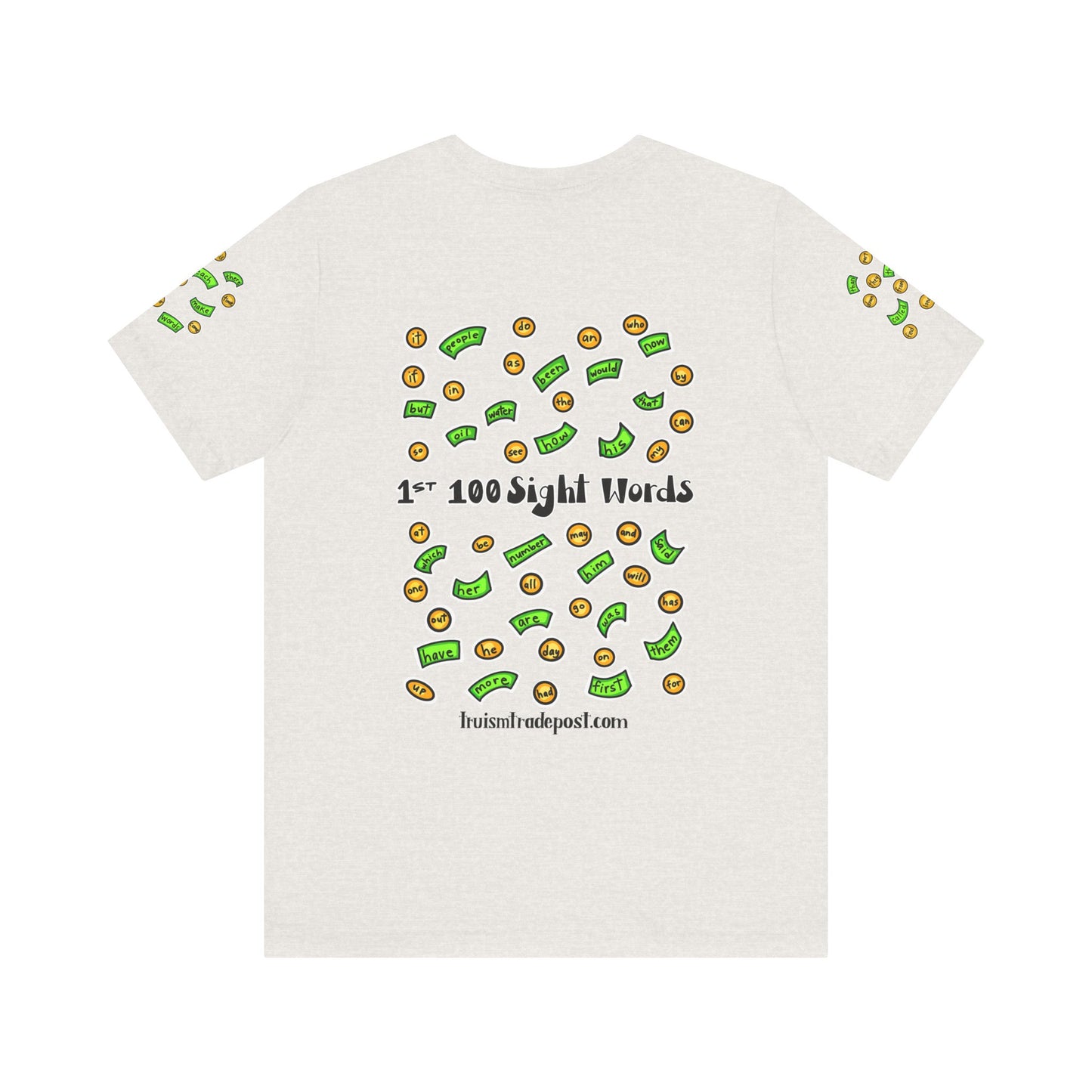 1-100 Print Rich: High-Frequency Fry Sight Words (Adult Tee)