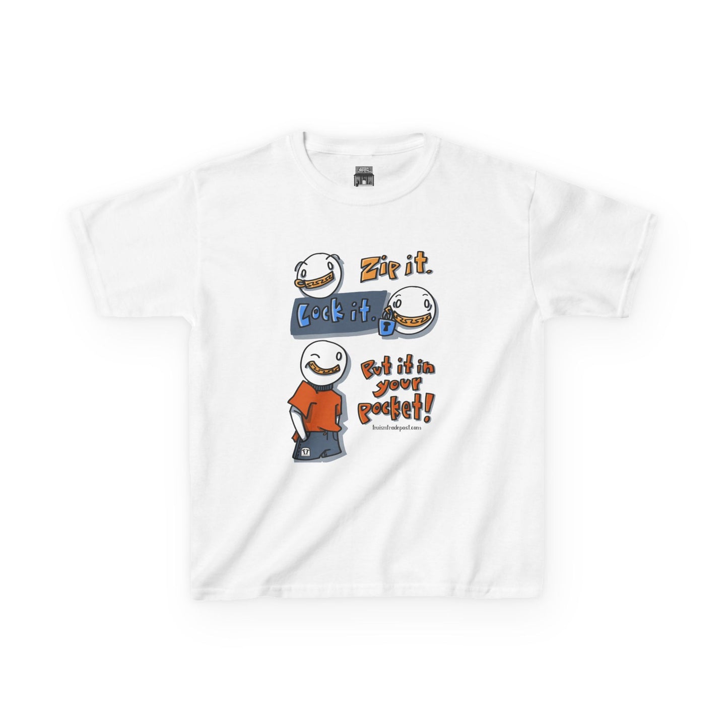 Zip It. Lock it. Put it in your pocket! (Kids Tee)
