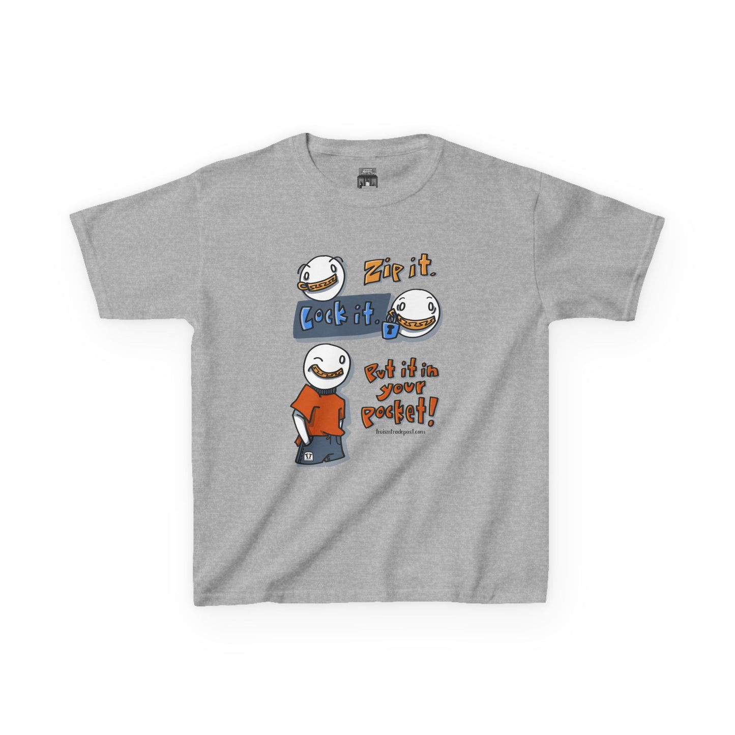 Zip It. Lock it. Put it in your pocket! (Kids Tee)
