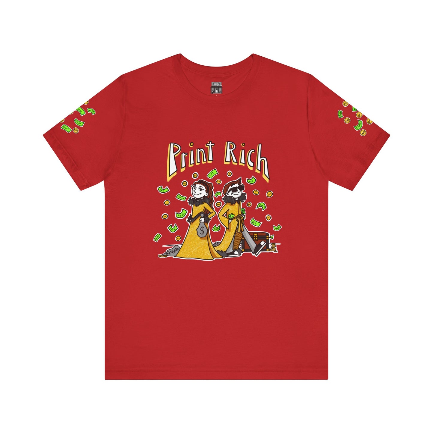 1-100 Print Rich: High-Frequency Fry Sight Words (Adult Tee)