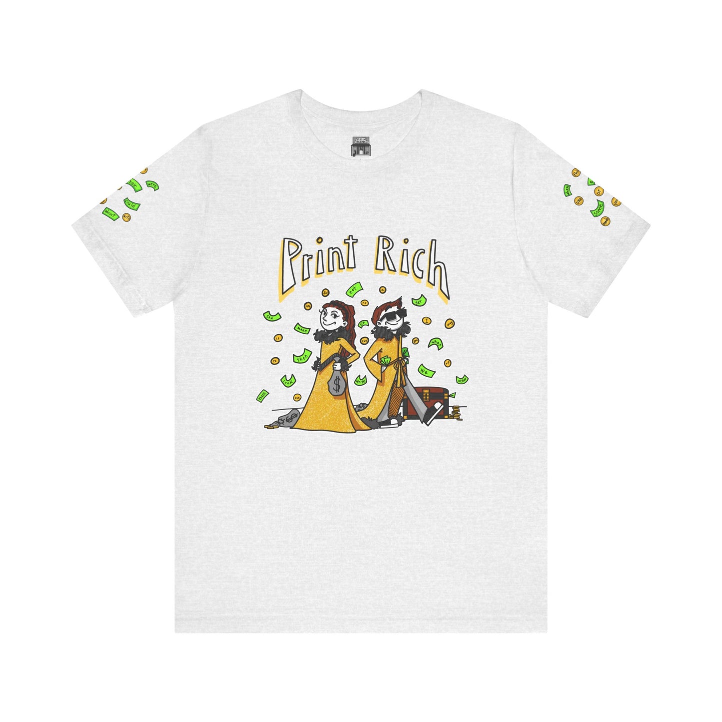 1-100 Print Rich: High-Frequency Fry Sight Words (Adult Tee)