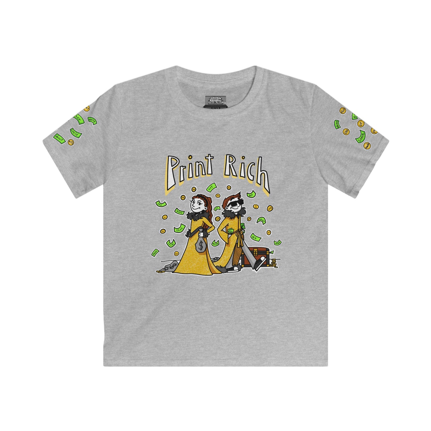 1-100 Print Rich: High-Frequency Fry Sight Words (Kids Tee)
