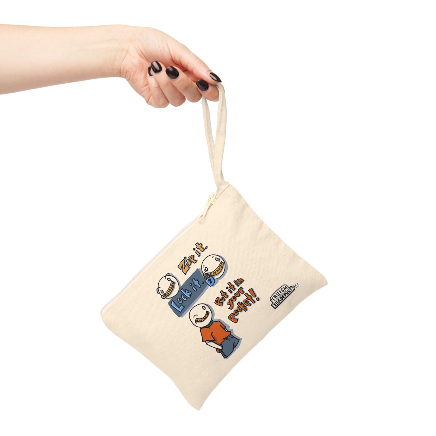 Zip it. Lock it. Put it in your pocket! (Zipper Pouch)
