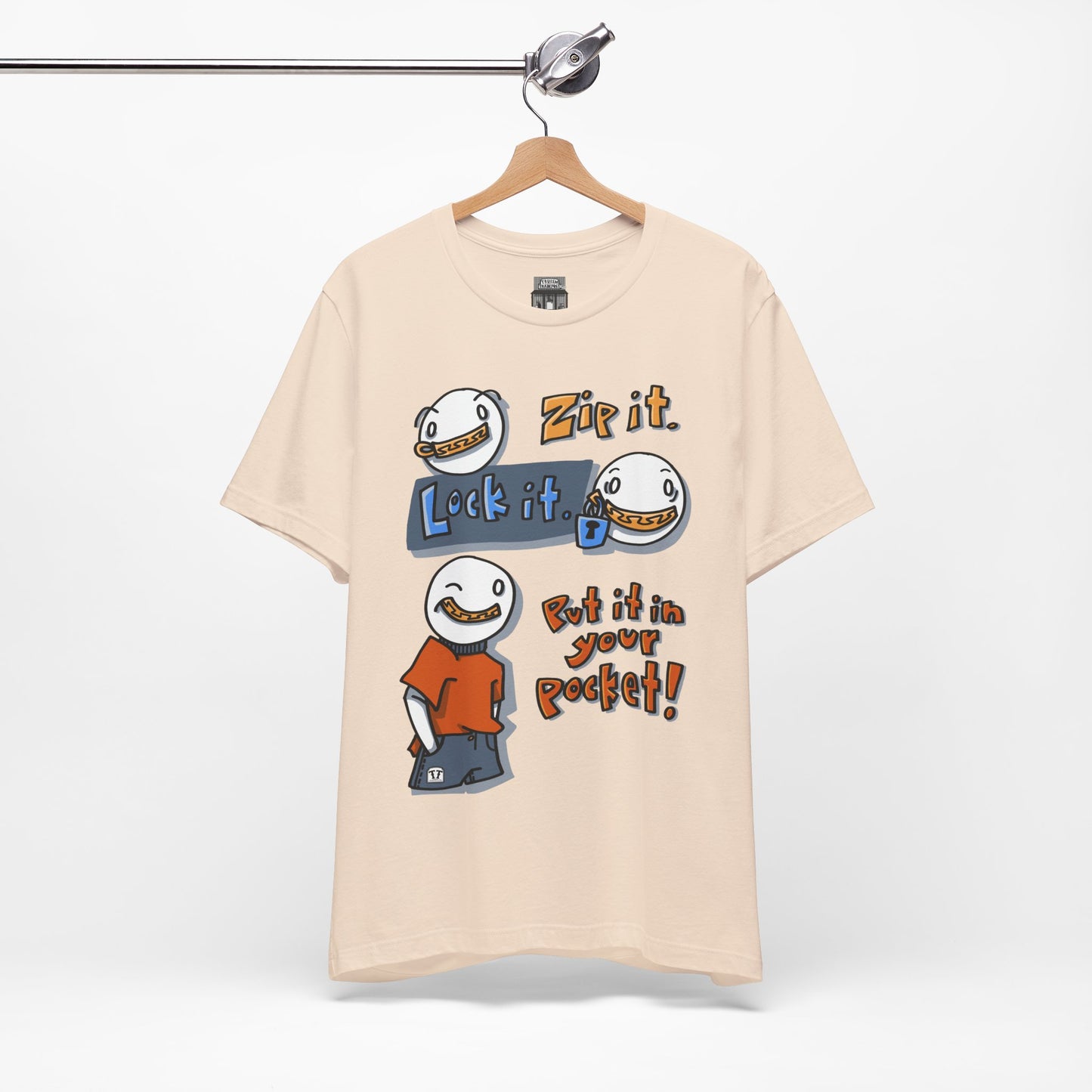 Zip it. Lock it. Put it in Your Pocket! (Adult Tee)