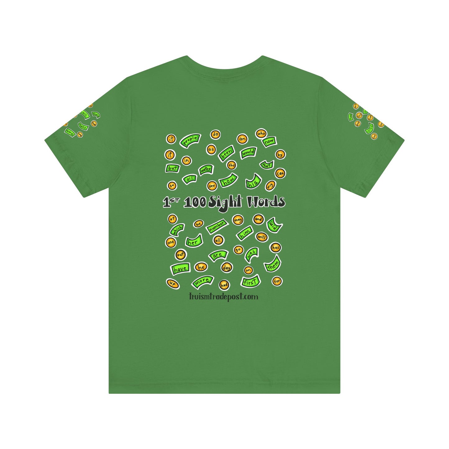 1-100 Print Rich: High-Frequency Fry Sight Words (Adult Tee)