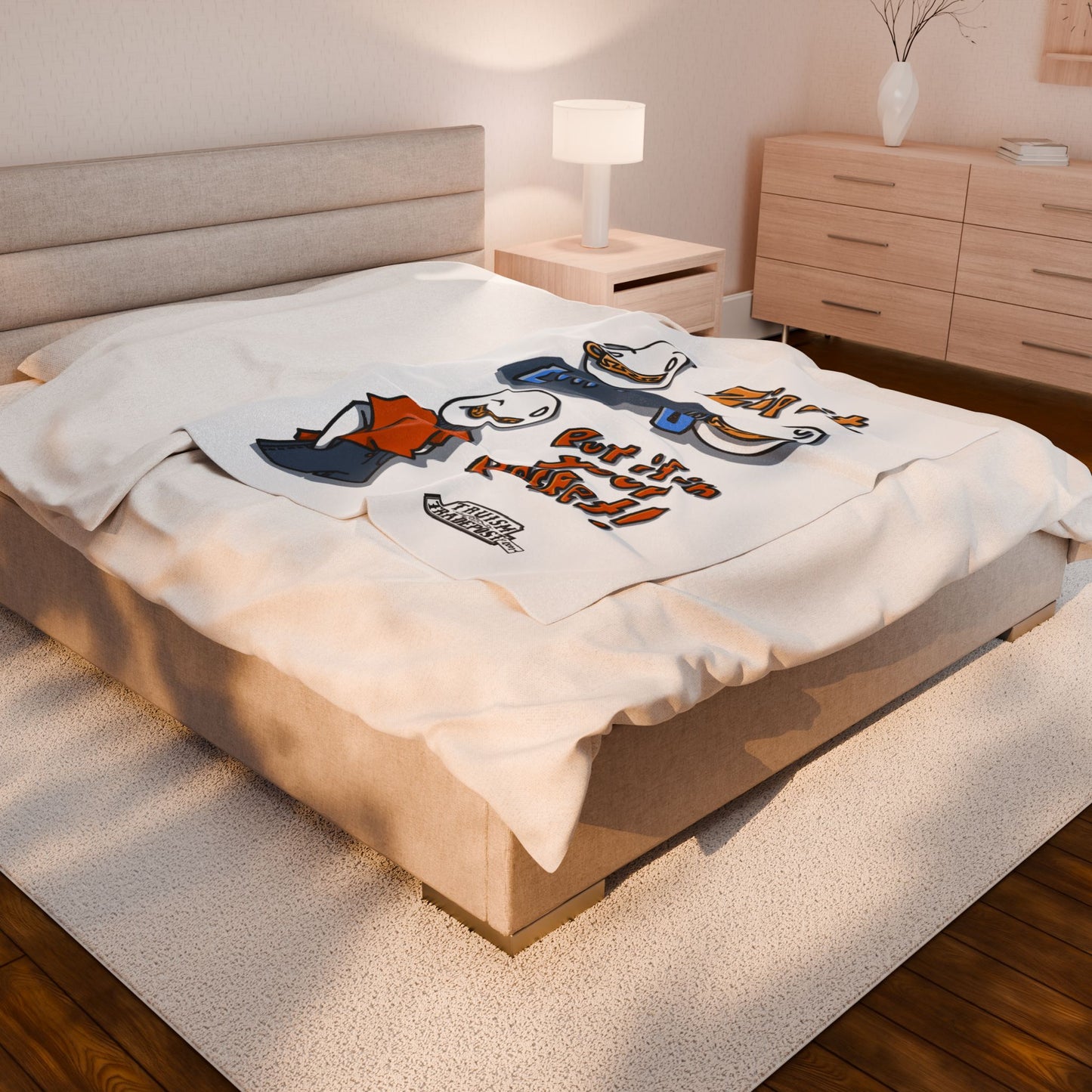 Zip it. Lock it. Put it in your pocket! (Plush Blanket)