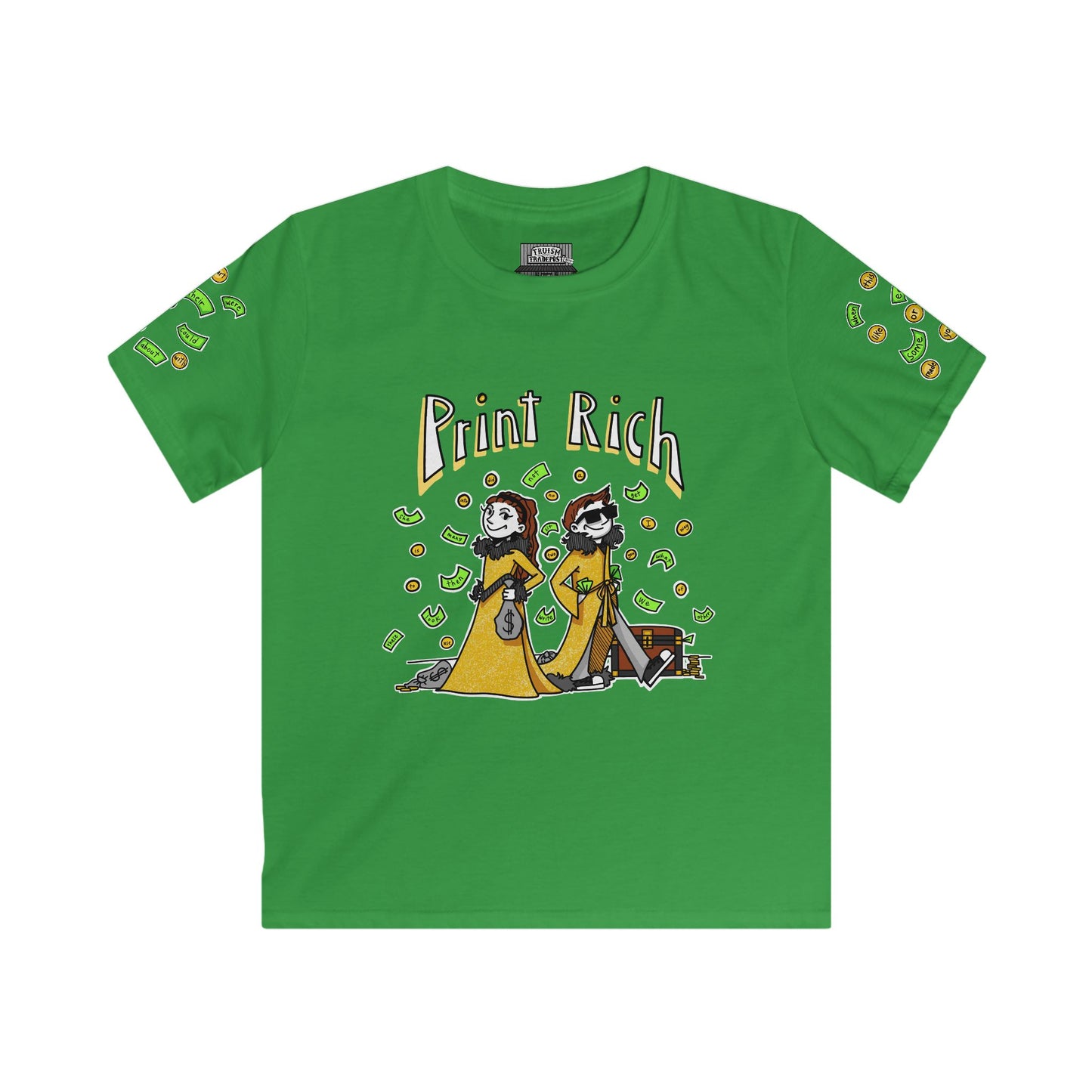 1-100 Print Rich: High-Frequency Fry Sight Words (Kids Tee)