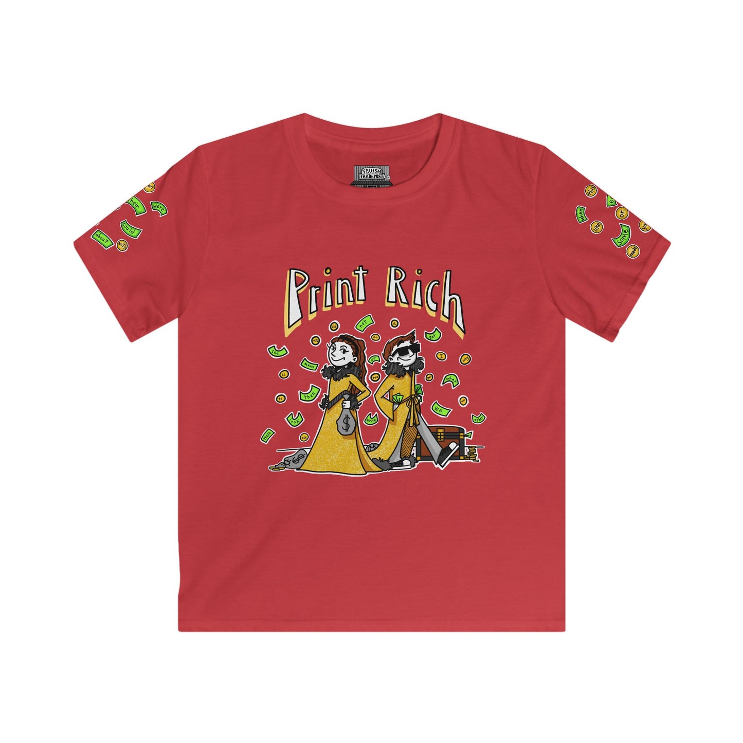 1-100 Print Rich: High-Frequency Fry Sight Words (Kids Tee)