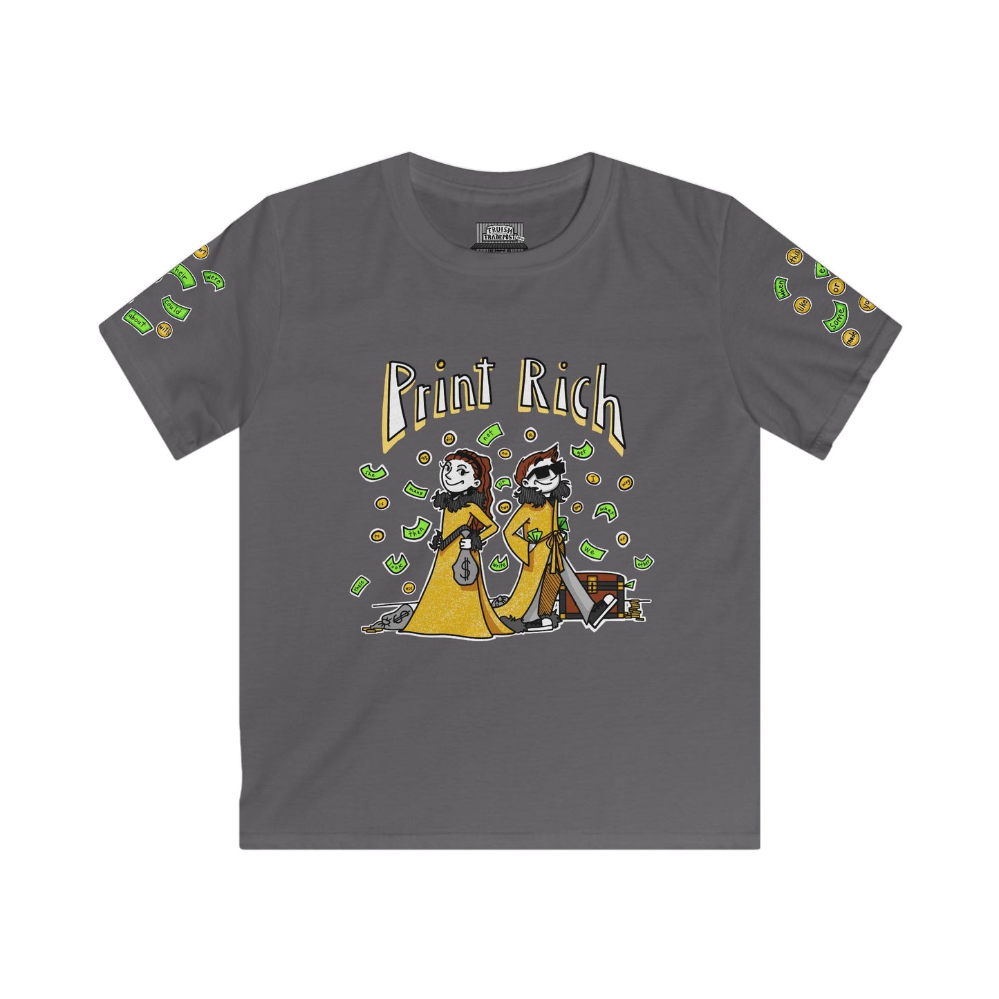 1-100 Print Rich: High-Frequency Fry Sight Words (Kids Tee)
