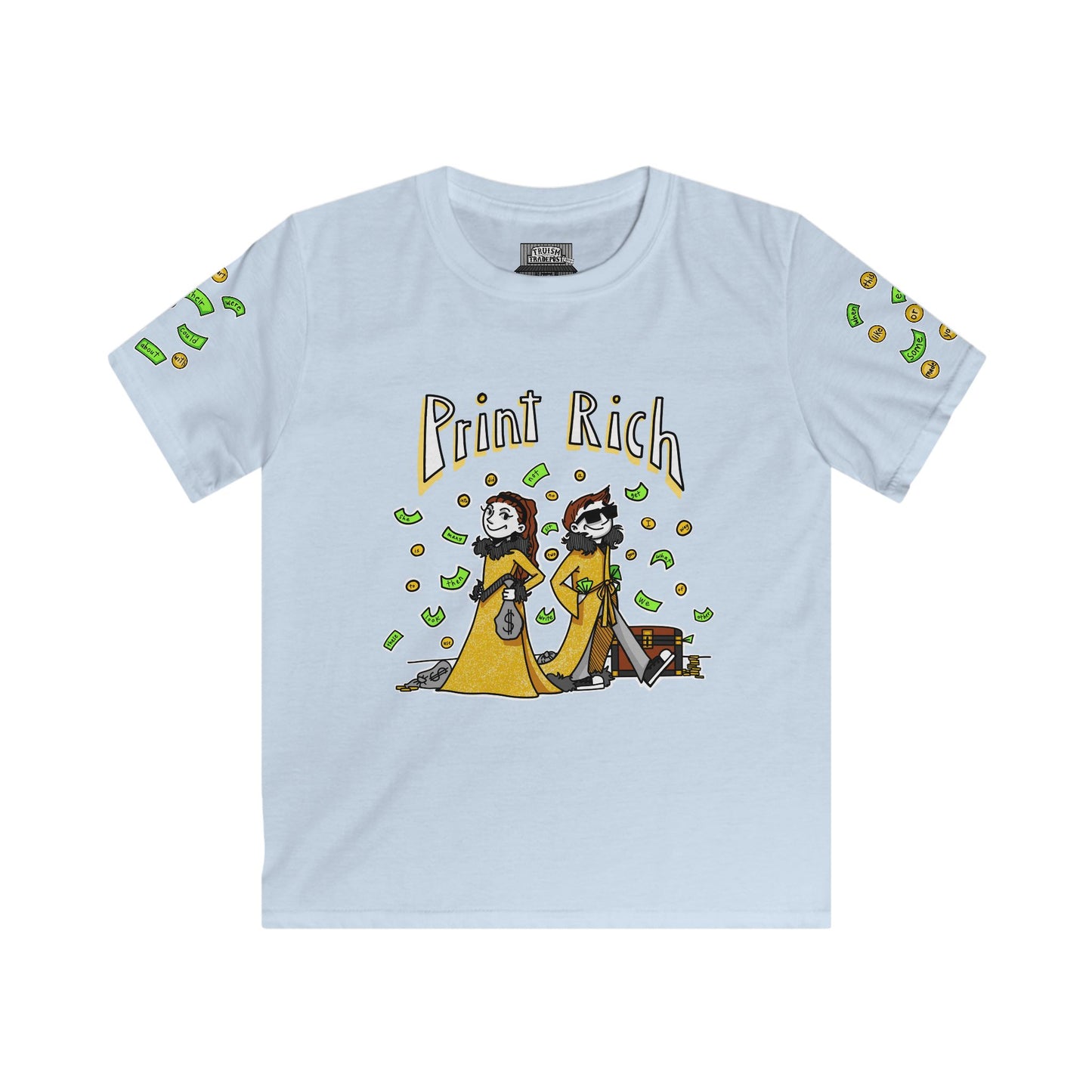 1-100 Print Rich: High-Frequency Fry Sight Words (Kids Tee)