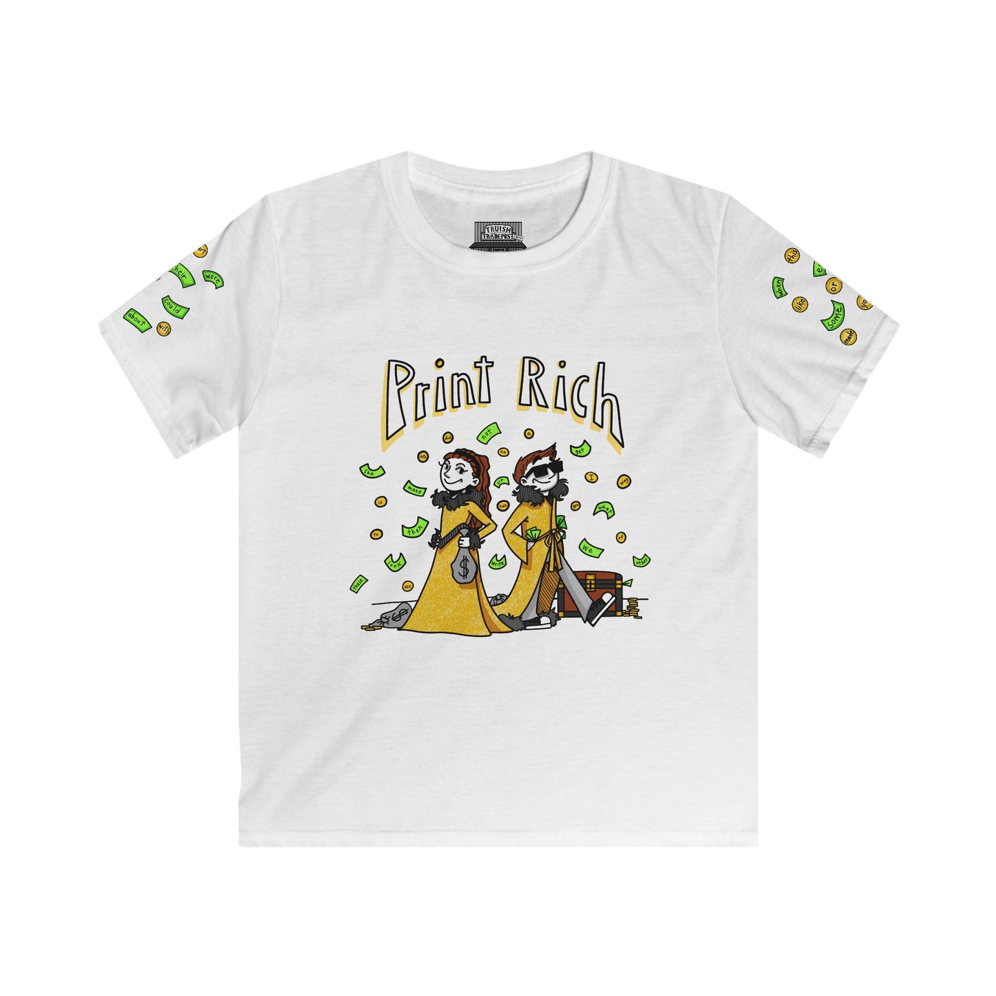 1-100 Print Rich: High-Frequency Fry Sight Words (Kids Tee)