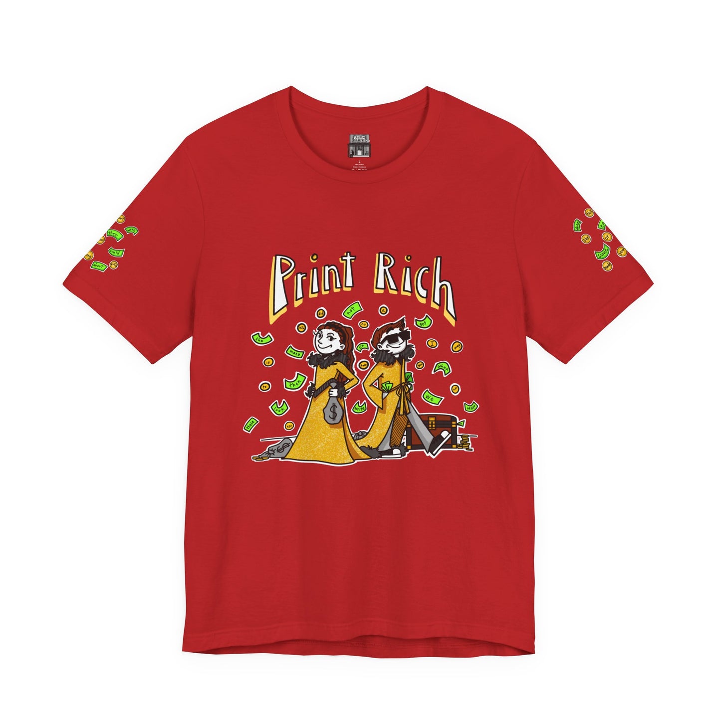 1-100 Print Rich: High-Frequency Fry Sight Words (Adult Tee)