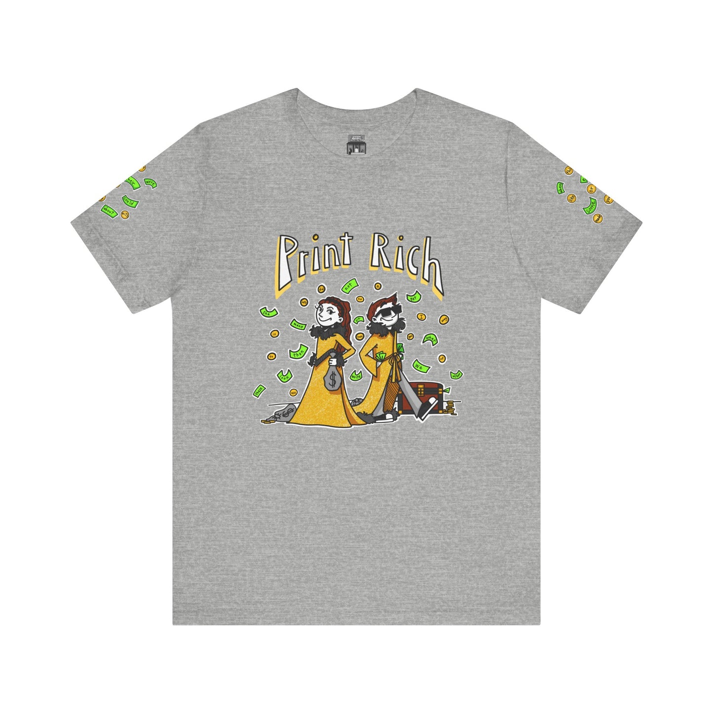 1-100 Print Rich: High-Frequency Fry Sight Words (Adult Tee)