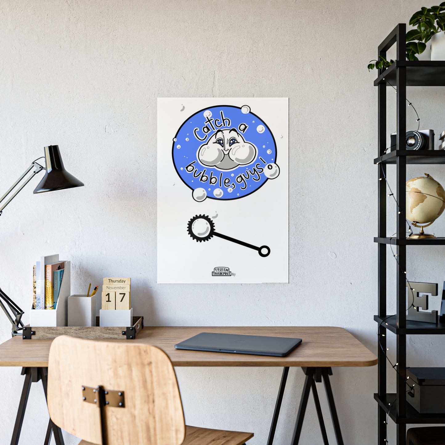 Catch a bubble, guys! (Gloss Poster)
