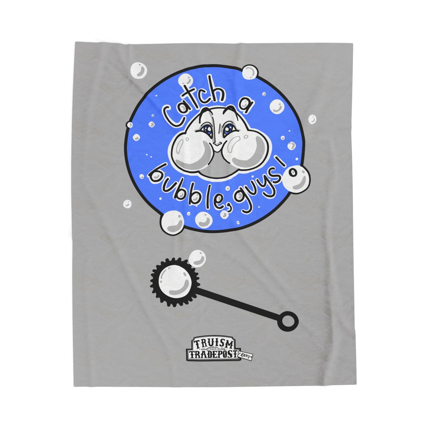 Catch a bubble, guys! (Plush Blanket)
