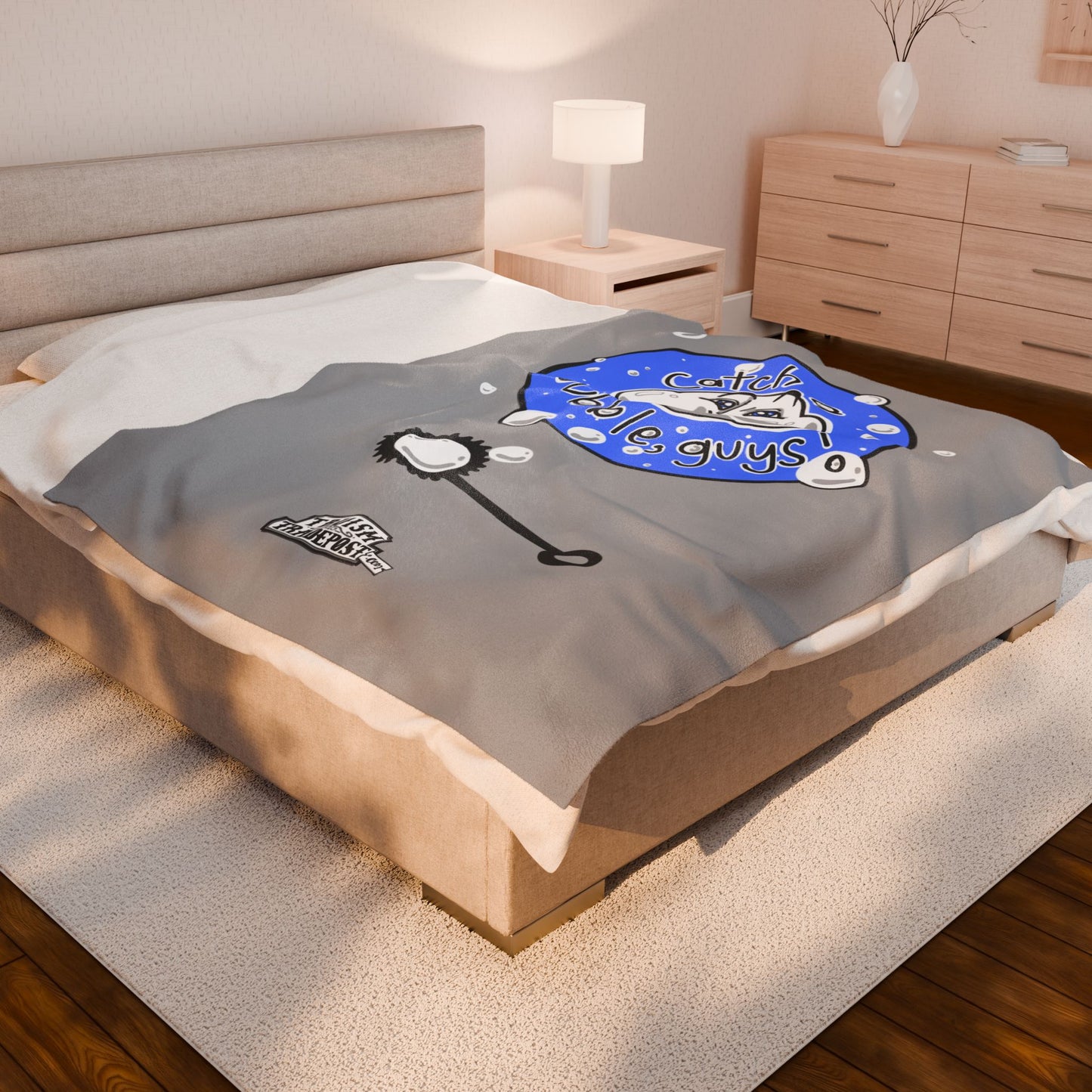 Catch a bubble, guys! (Plush Blanket)