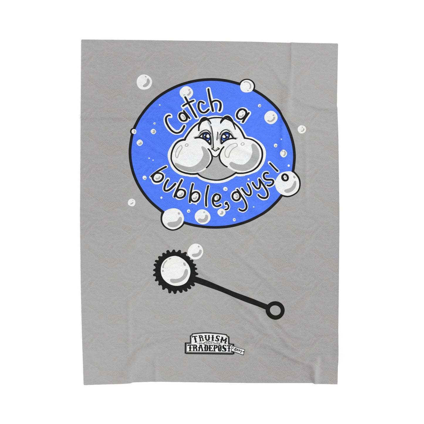 Catch a bubble, guys! (Plush Blanket)