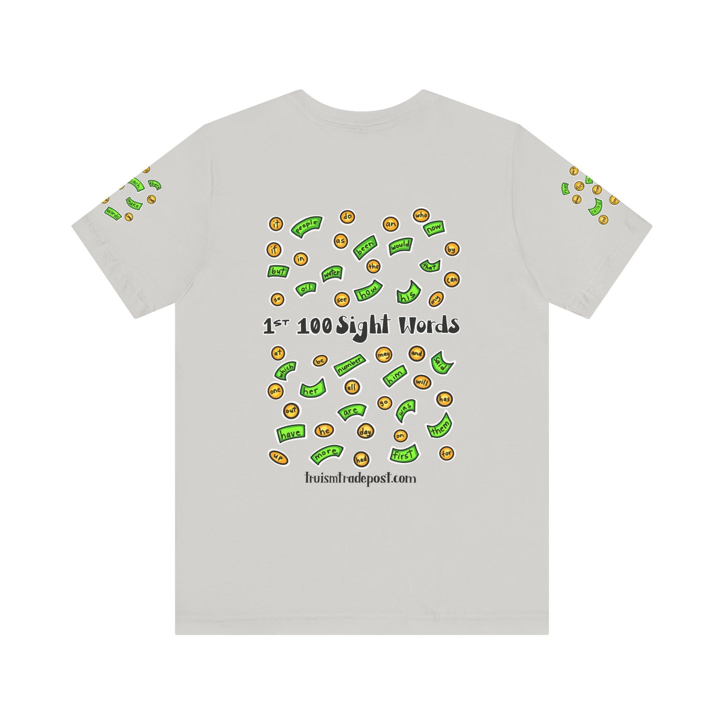 1-100 Print Rich: High-Frequency Sight Words (Adult Tee)