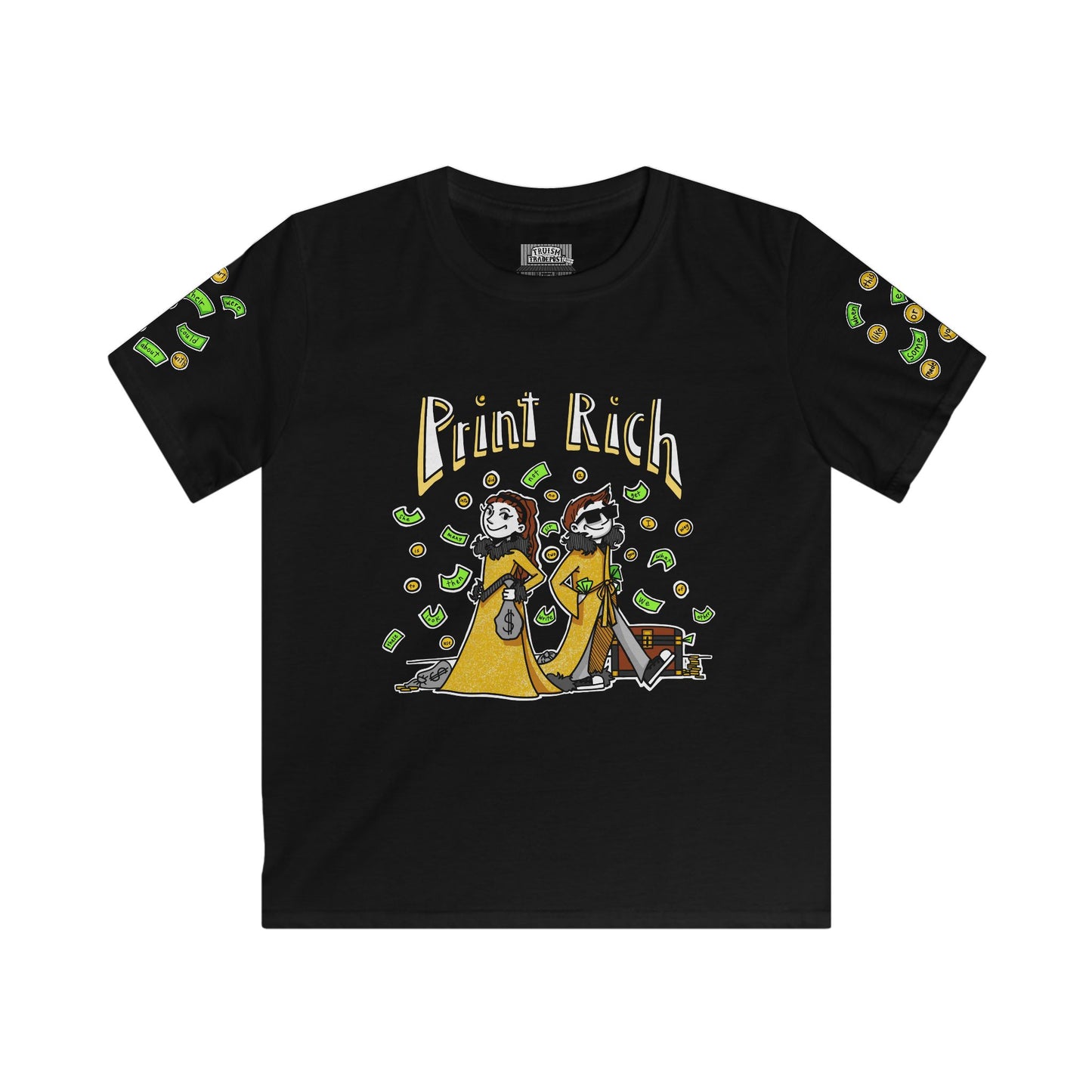 1-100 Print Rich: High-Frequency Fry Sight Words (Kids Tee)