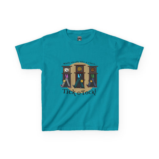 Walk steady like a clock...Tick Tock! (Kids Tee)