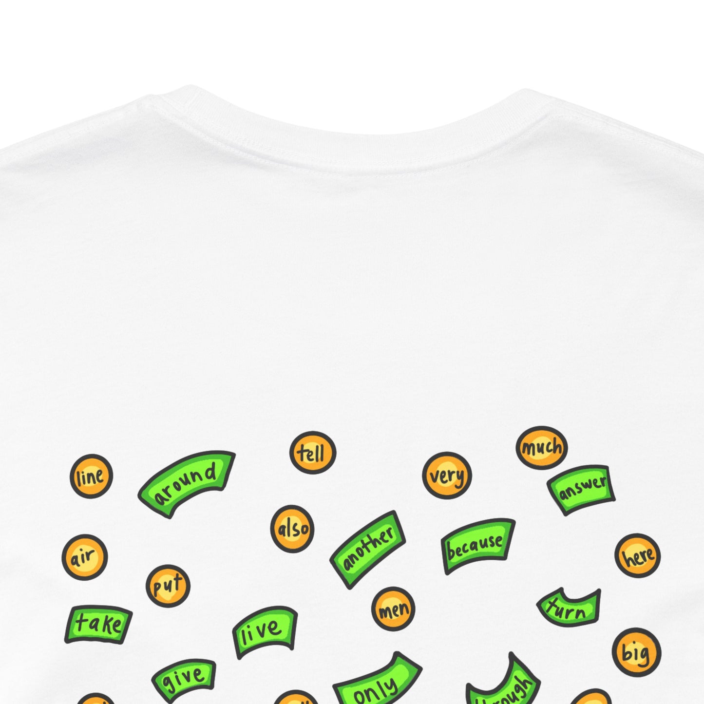 101-200 Print Rich: High-Frequency Fry Sight Words (Adult Tee)
