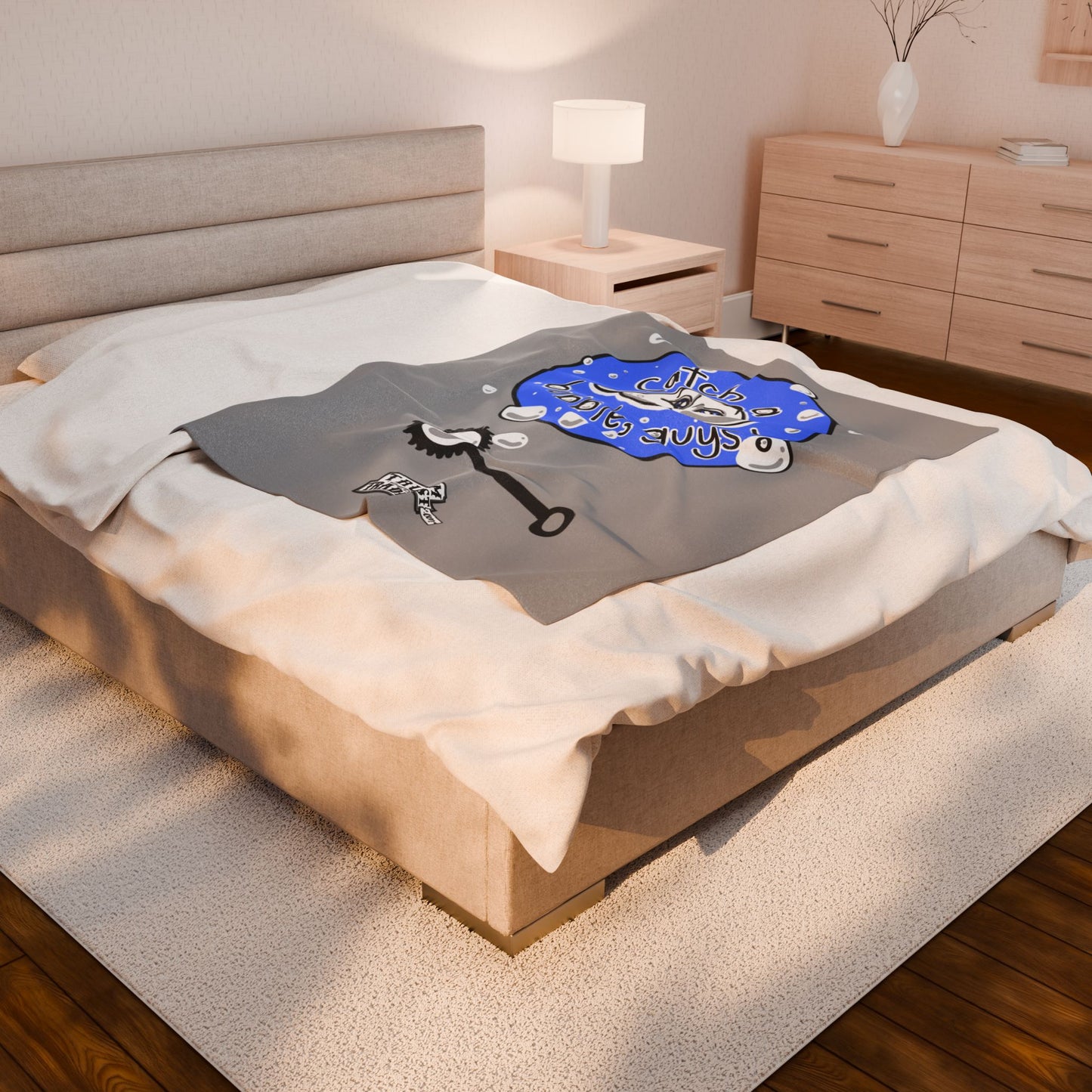Catch a bubble, guys! (Plush Blanket)